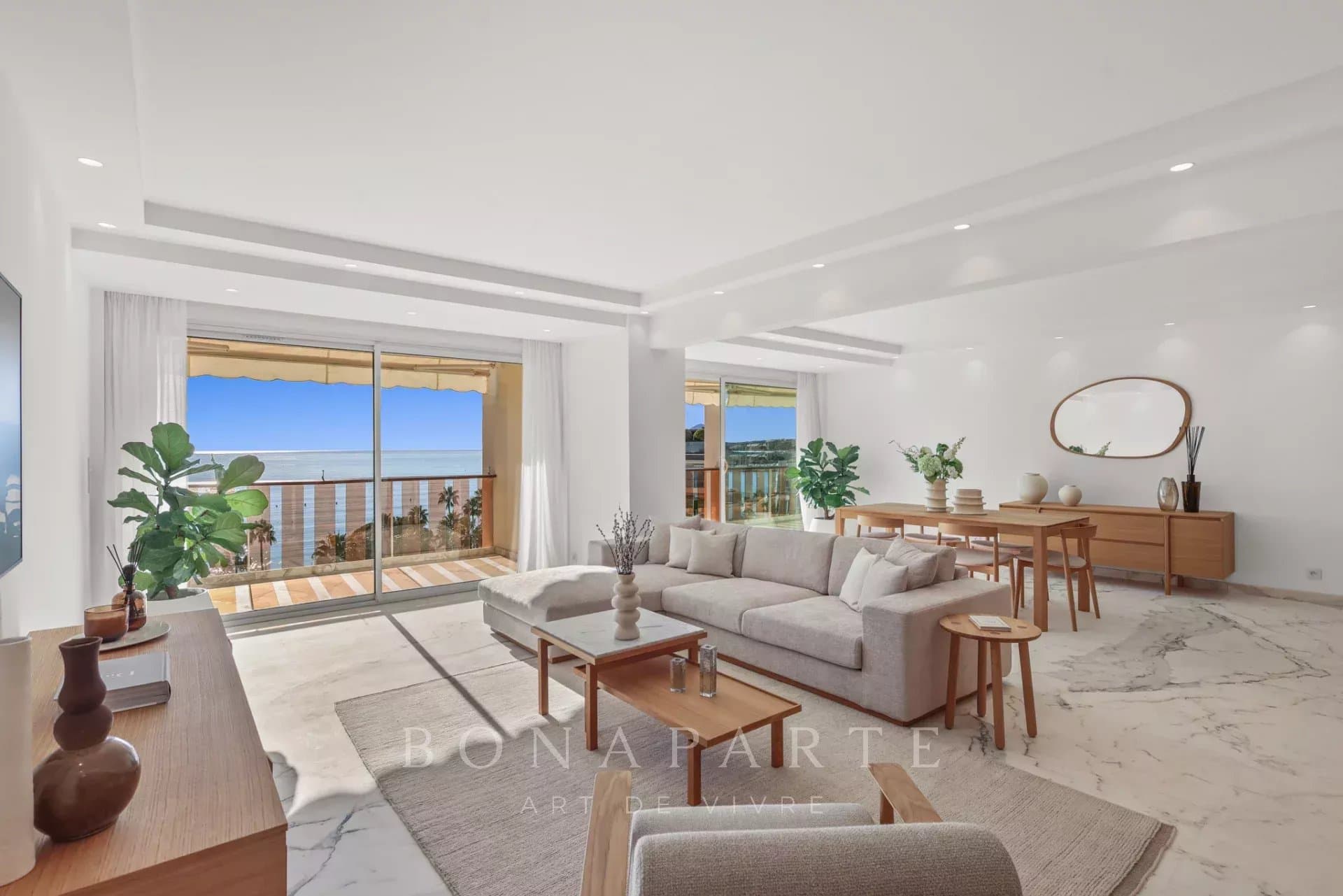 CANNES - CROISETTE 3 pièces VUE MER